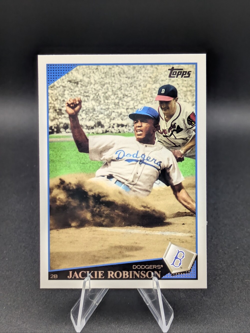 2009 Topps Series 1 Short Print Legend Image Variation Jackie Robinson #30 SP